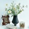 Silk Flowers with Stems for Tall Vase, Fake Flowers with White Peonies Poppies and Fake Greenery Stems mixed for Home Office Farmhouse Table Indoor Spring Decorations, Birthday Wedding Gift Decor